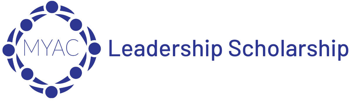 Graphic that reads: MYAC Leadership Scholarship.