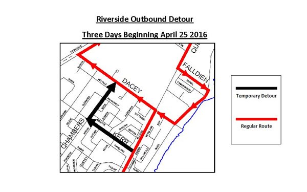 Riverside Outbound Detour Riverside Outbound Detour
