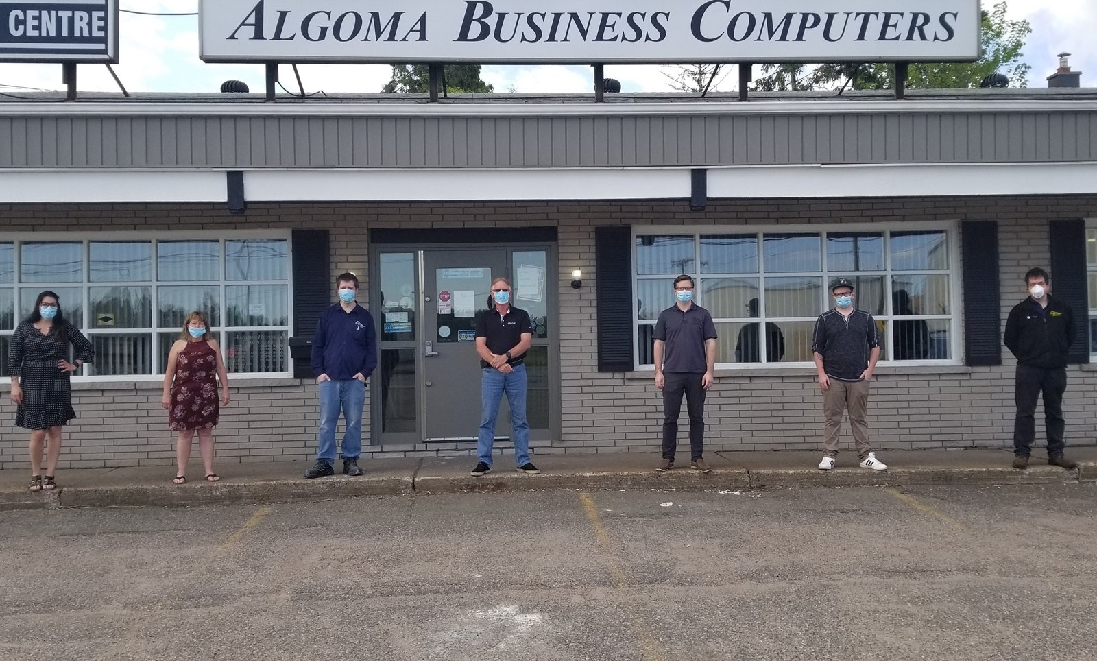 Staff from Algoma Business Computers