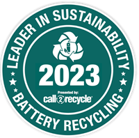 Leader in sustainability seal circle 2023