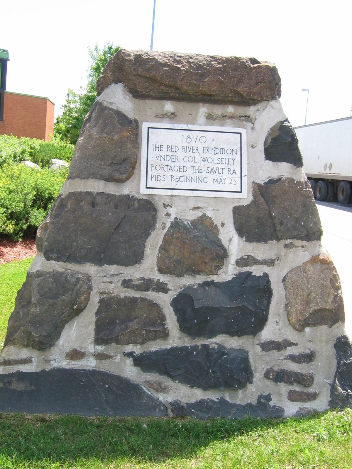 Red River Expedition Plaque - City of Sault Ste. Marie