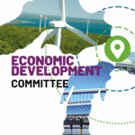 Economic Development Committee, great lakes with photos of landscape in each lake