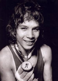 Stephen Nolan smiling with his boxing medal
