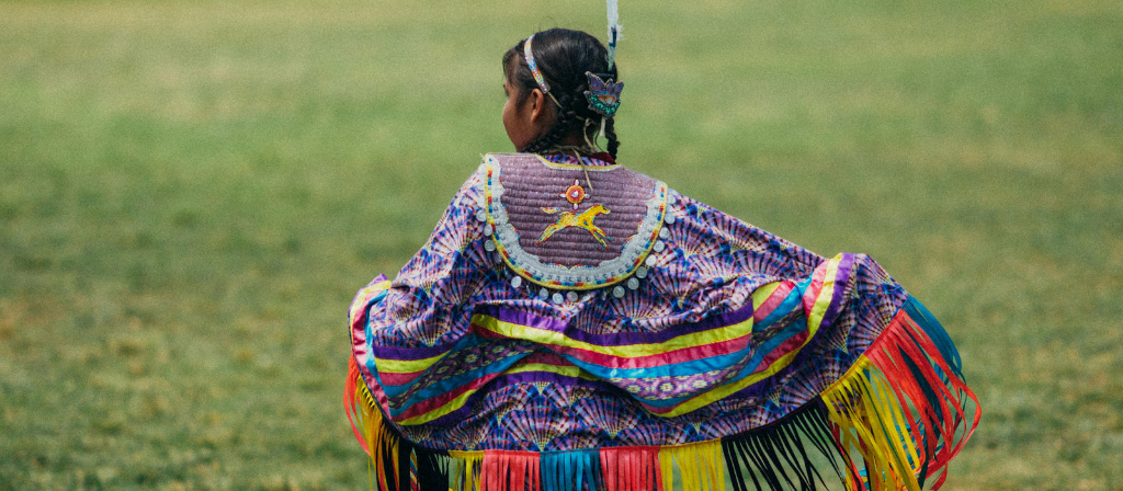child in regalia
