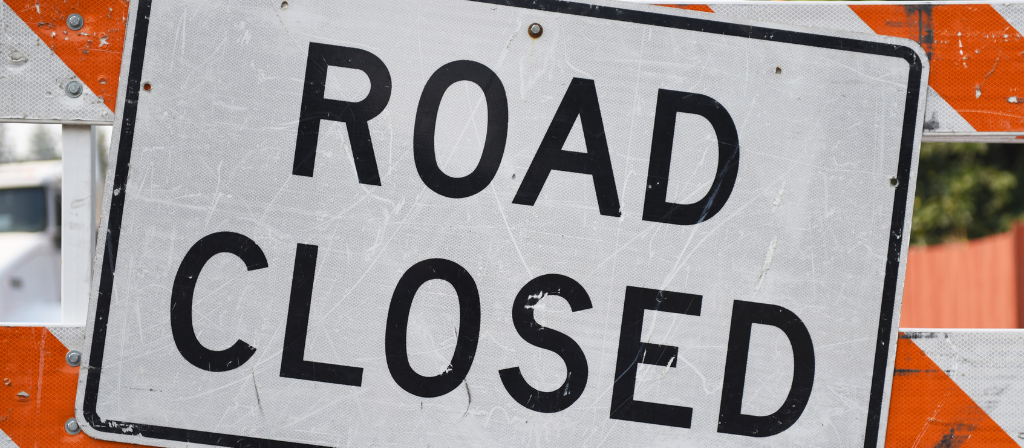 Road Closure notice