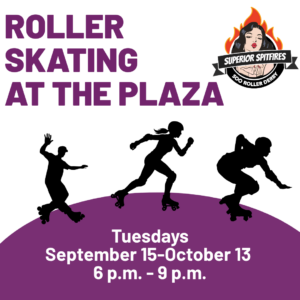 Roller Skating at the Plaza